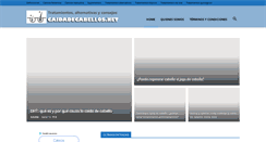 Desktop Screenshot of caidadecabellos.net